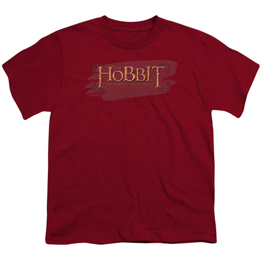 The Hobbit - Red Leather - Short Sleeve Youth 18/1 - Cardinal T-shirt