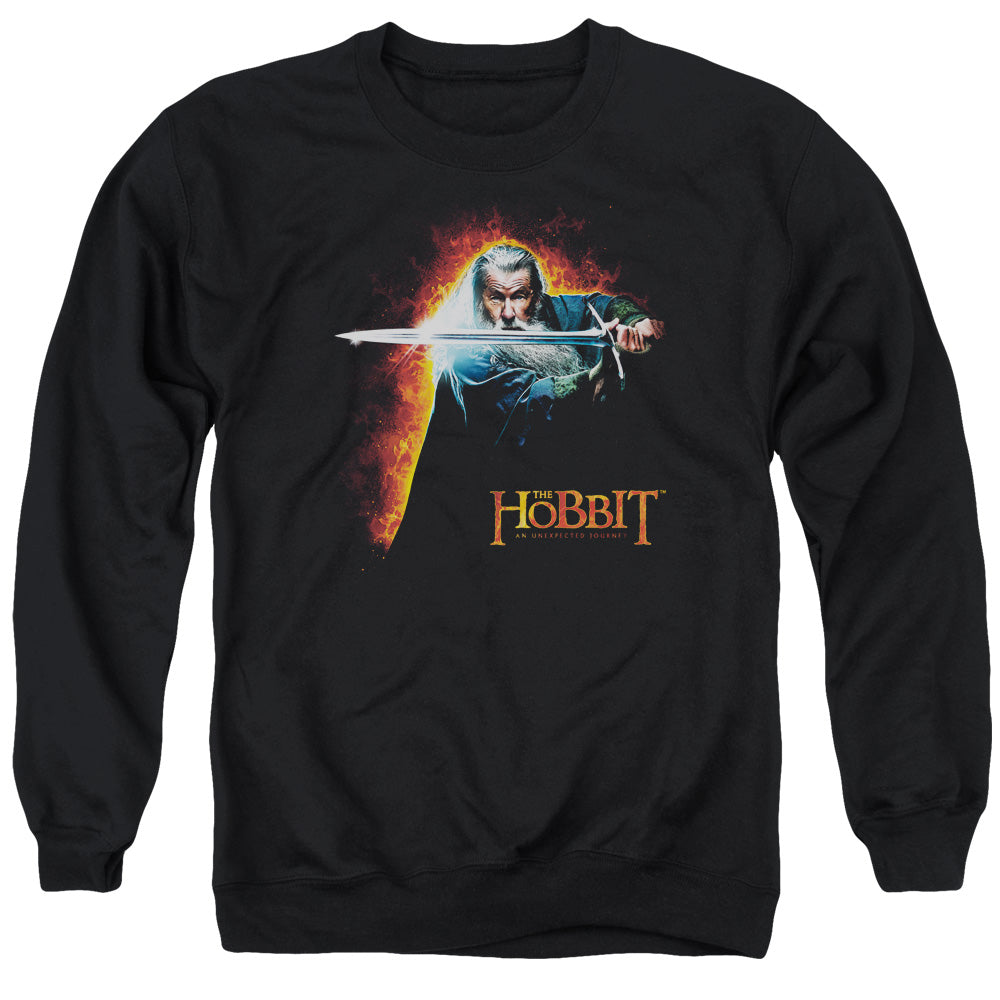 The Hobbit - Secret Fire - Adult Crewneck Sweatshirt - Black