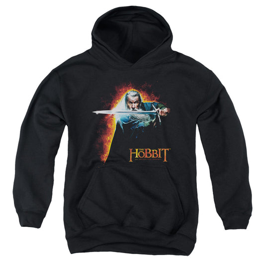 The Hobbit - Secret Fire - Youth Pull-over Hoodie - Black