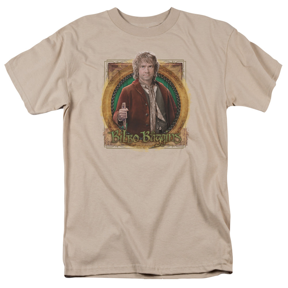 The Hobbit - Mr. Baggins - Short Sleeve Adult 18/1 - Sand T-shirt
