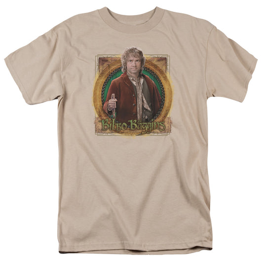 The Hobbit - Mr. Baggins - Short Sleeve Adult 18/1 - Sand T-shirt