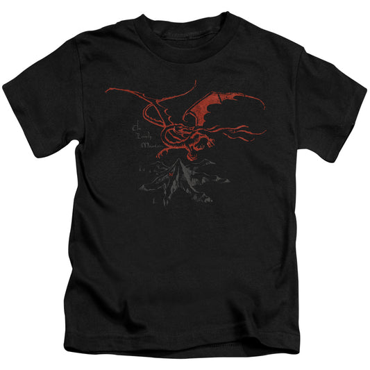 THE HOBBIT SMAUG - S/S JUVENILE 18/1 - BLACK - T-Shirt