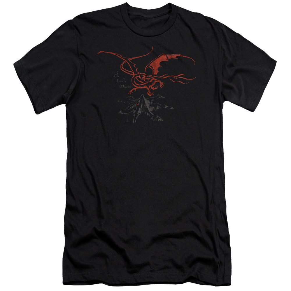 The Hobbit - Smaug - Short Sleeve Adult 30/1 - Black T-shirt