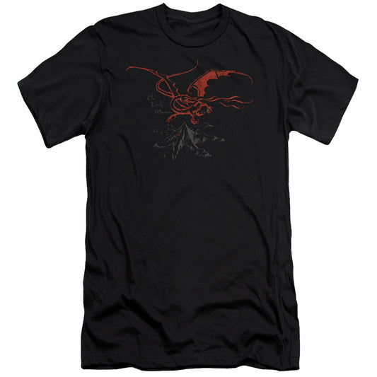 The Hobbit - Smaug - Short Sleeve Adult 30/1 - Black T-shirt