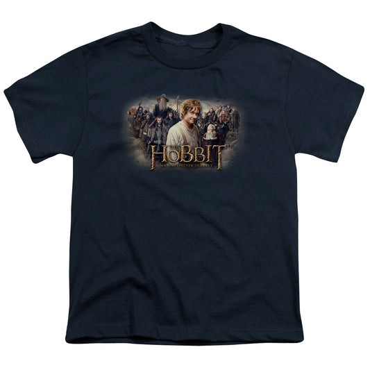 The Hobbit - Hobbit Rally - Short Sleeve Youth 18/1 - Navy T-shirt