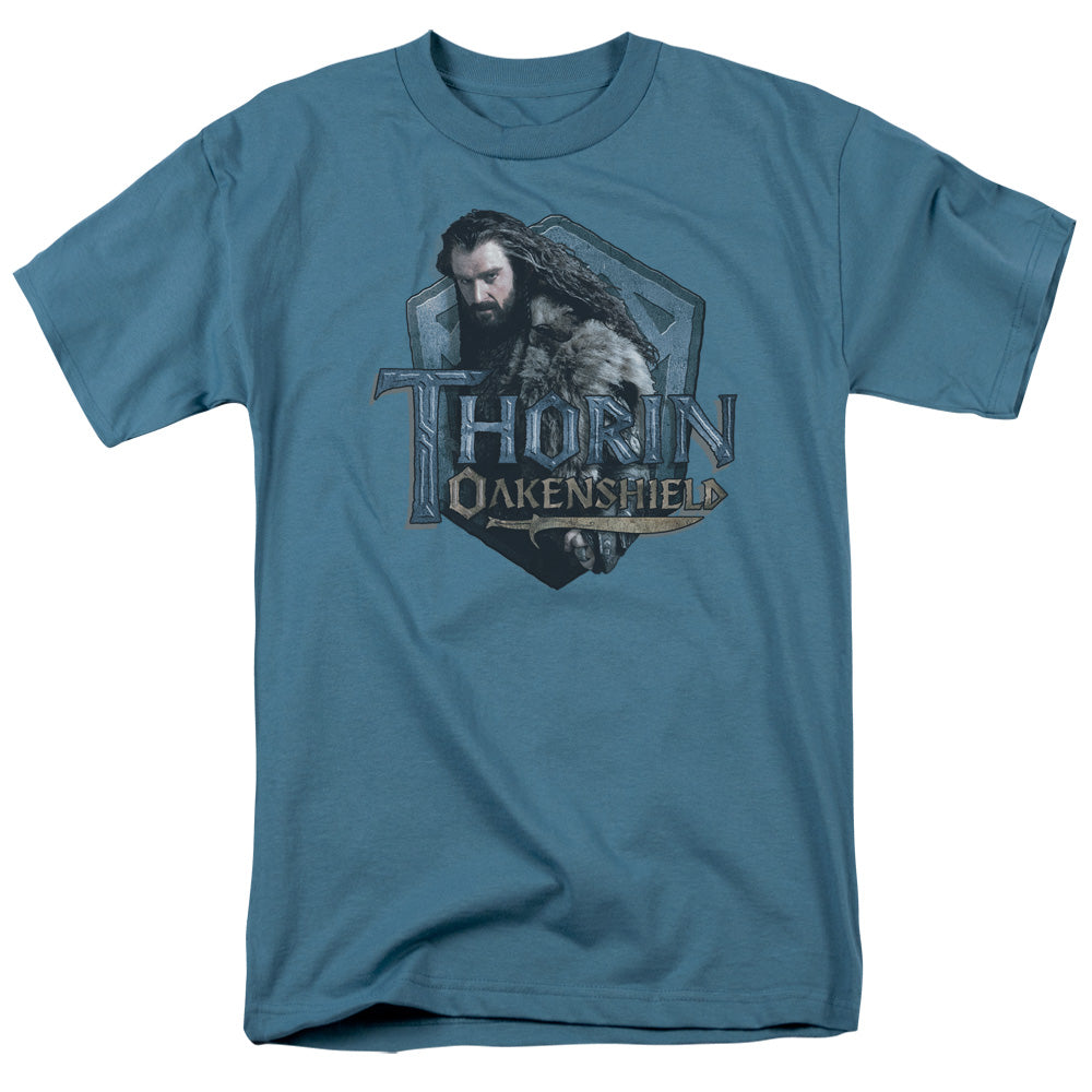 The Hobbit - Thorin - Short Sleeve Adult 18/1 - Slate T-shirt