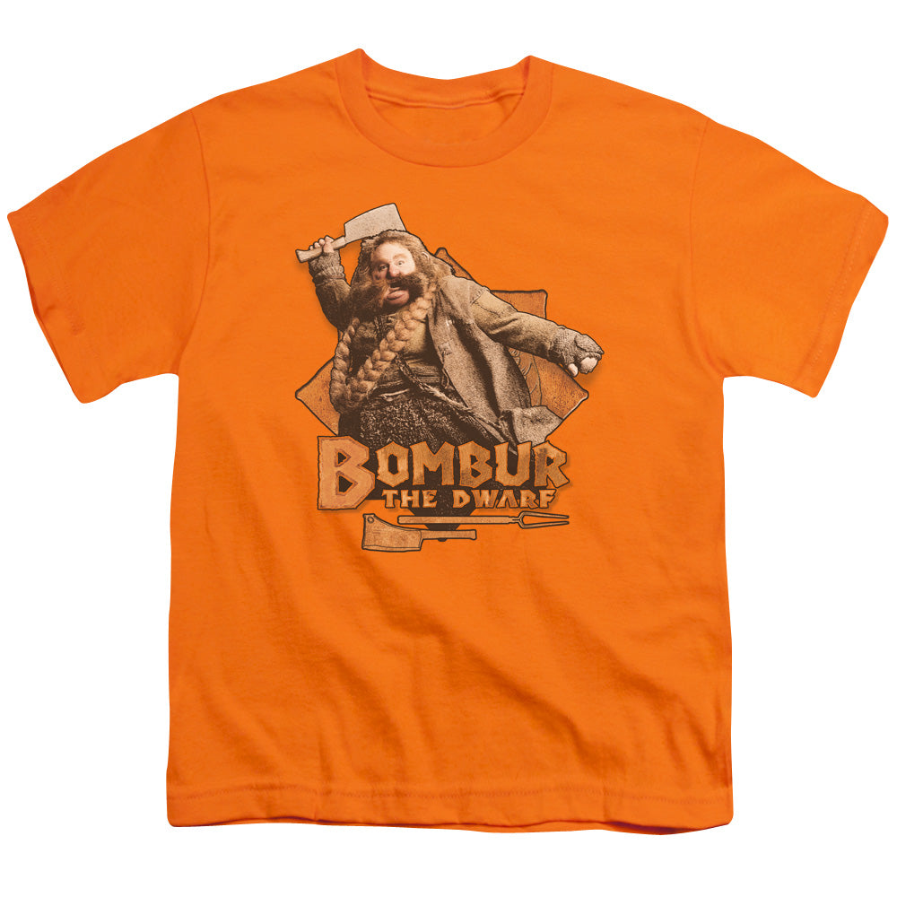 The Hobbit - Bombur - Short Sleeve Youth 18/1 - Orange T-shirt