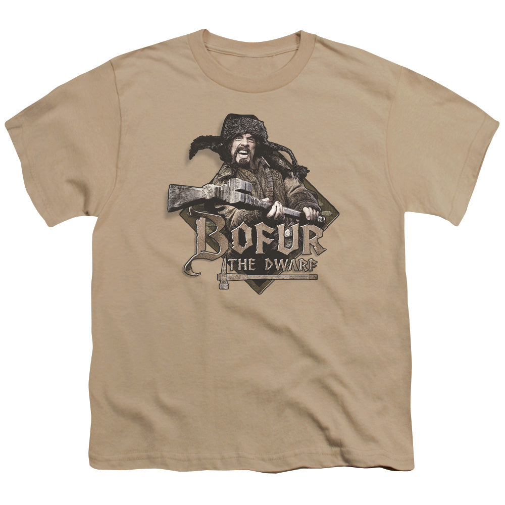 The Hobbit - Bofur - Short Sleeve Youth 18/1 - Sand T-shirt