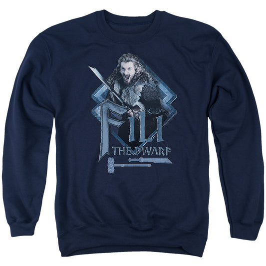 The Hobbit - Fili - Adult Crewneck Sweatshirt - Navy
