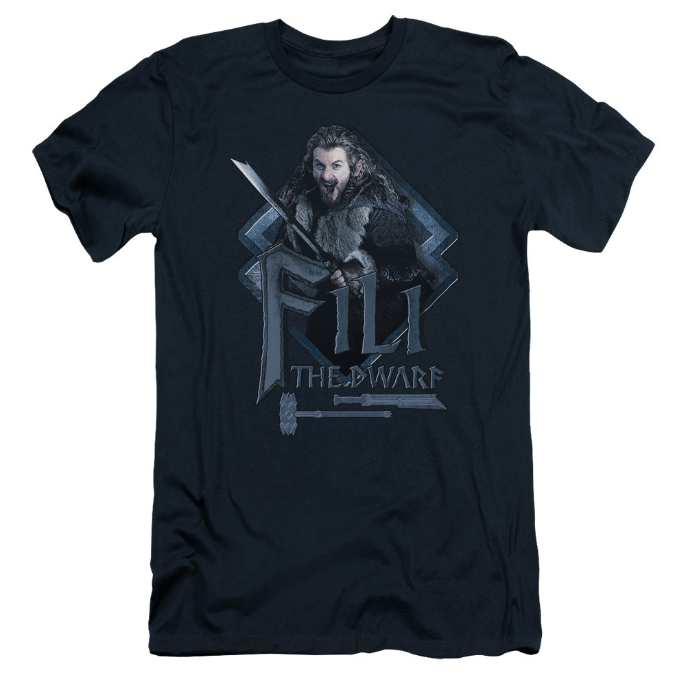 The Hobbit - Fili - Short Sleeve Adult 30/1 - Navy T-shirt