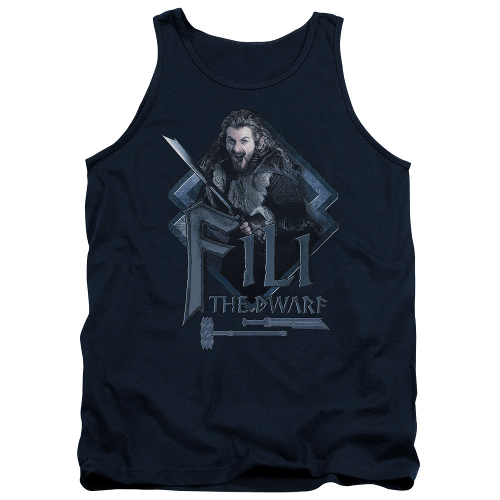 The Hobbit - Fili - Adult Tank - Navy