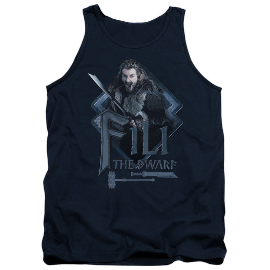 The Hobbit - Fili - Adult Tank - Navy