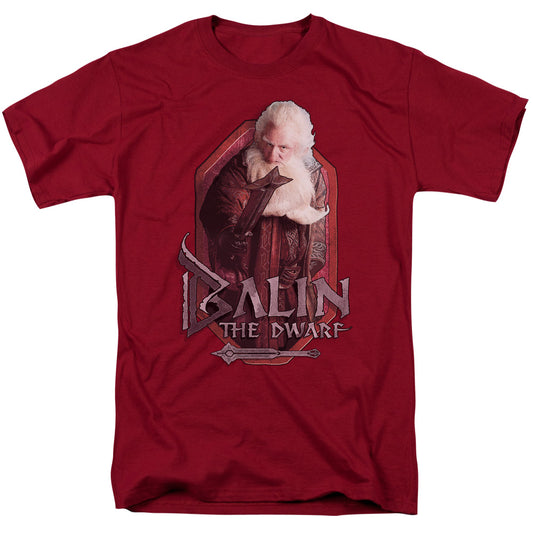 The Hobbit - Balin - Short Sleeve Adult 18/1 - Cardinal T-shirt