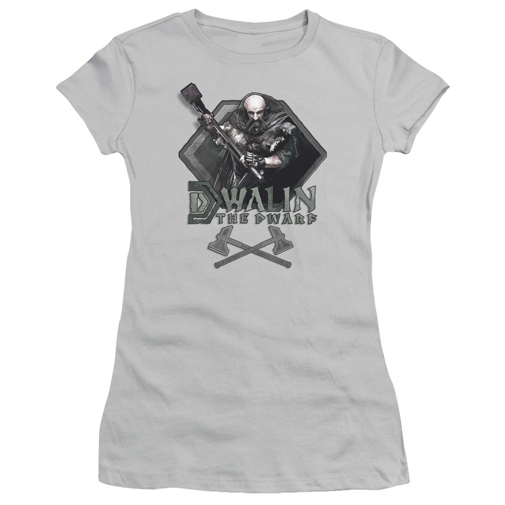 The Hobbit - Dwalin - Short Sleeve Junior Sheer - Silver T-shirt
