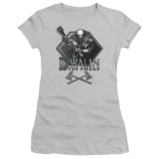 The Hobbit - Dwalin - Short Sleeve Junior Sheer - Silver T-shirt