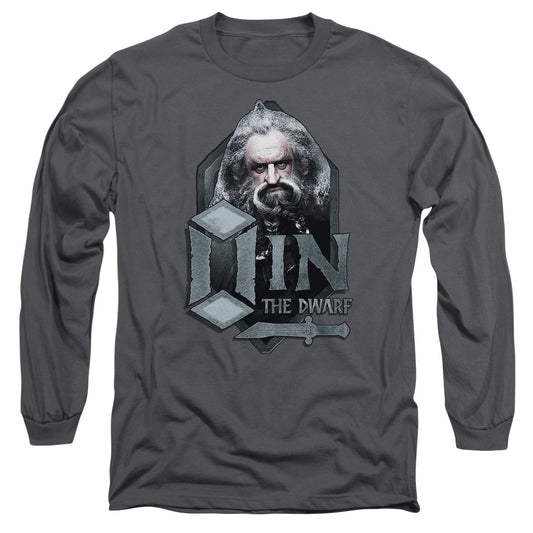 The Hobbit - Oin - Long Sleeve Adult 18/1 - Charcoal T-shirt