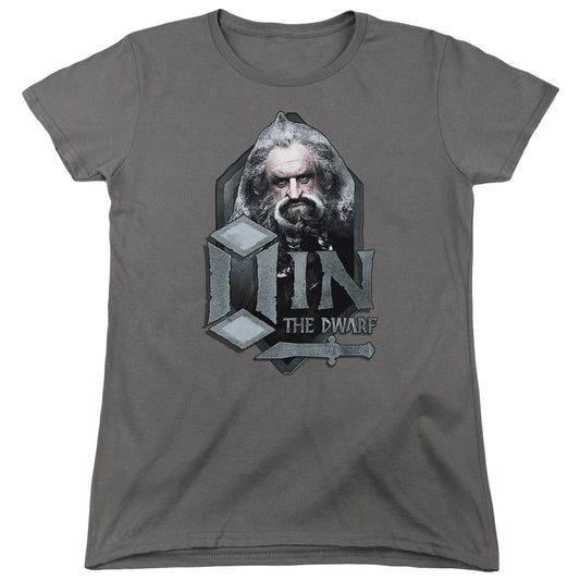 The Hobbit - Oin - Short Sleeve Womens Tee - Charcoal T-shirt