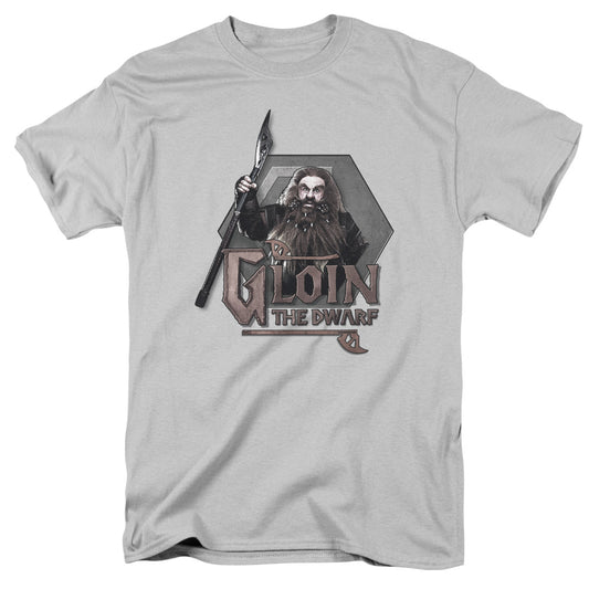 The Hobbit - Gloin - Short Sleeve Adult 18/1 - Silver T-shirt