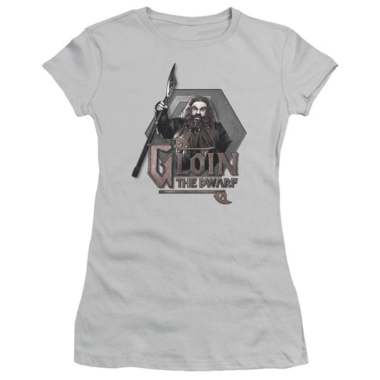 The Hobbit - Gloin - Short Sleeve Junior Sheer - Silver T-shirt