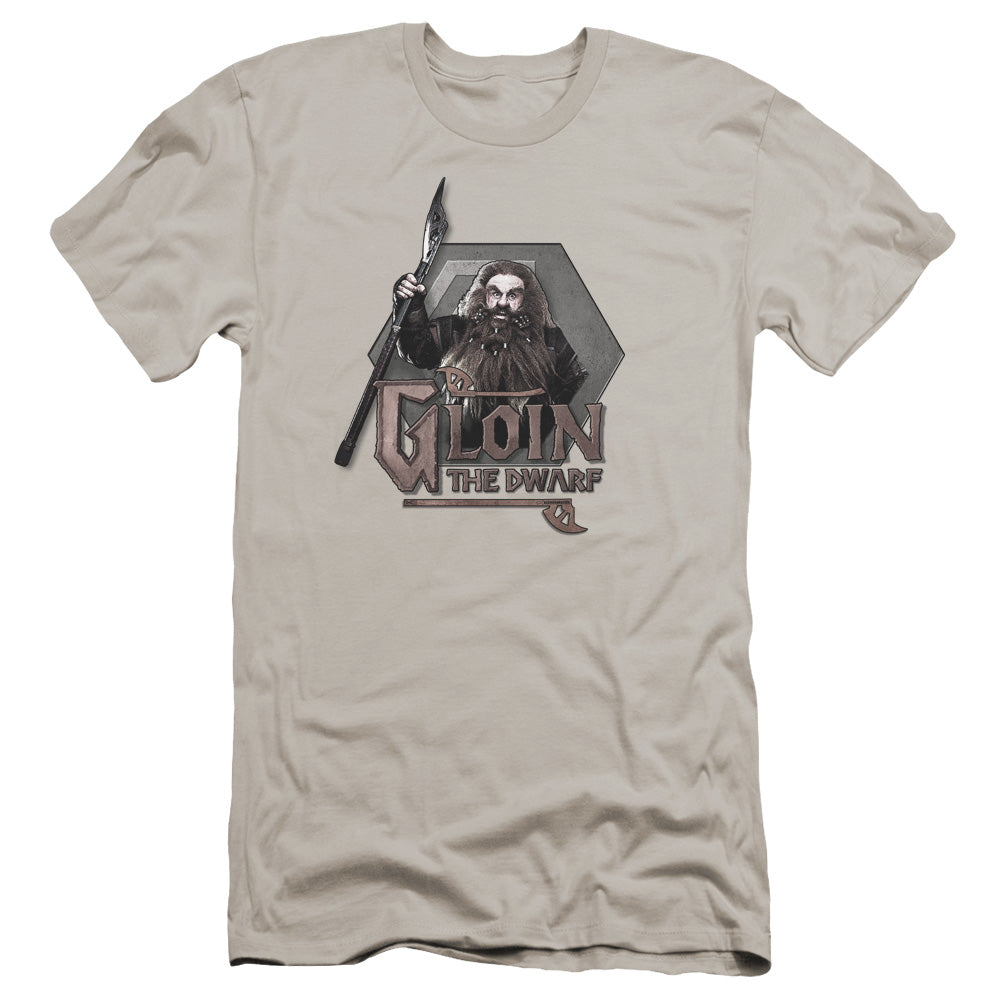 The Hobbit - Gloin-premuim Canvas Adult Slim Fit 30/1 - Silver