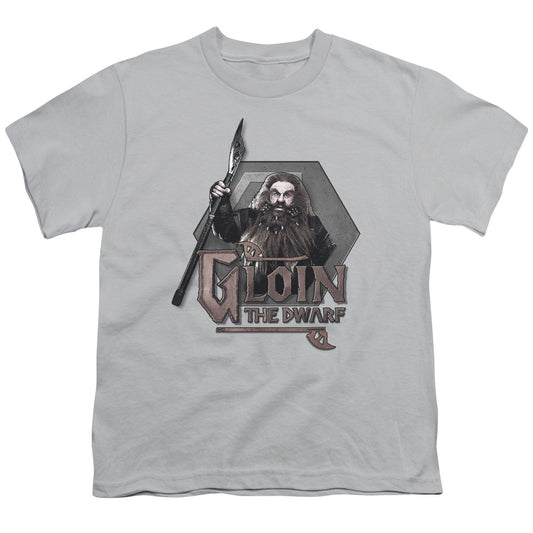 The Hobbit - Gloin - Short Sleeve Youth 18/1 - Silver T-shirt