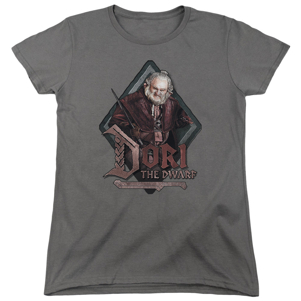 The Hobbit - Dori - Short Sleeve Womens Tee - Charcoal T-shirt