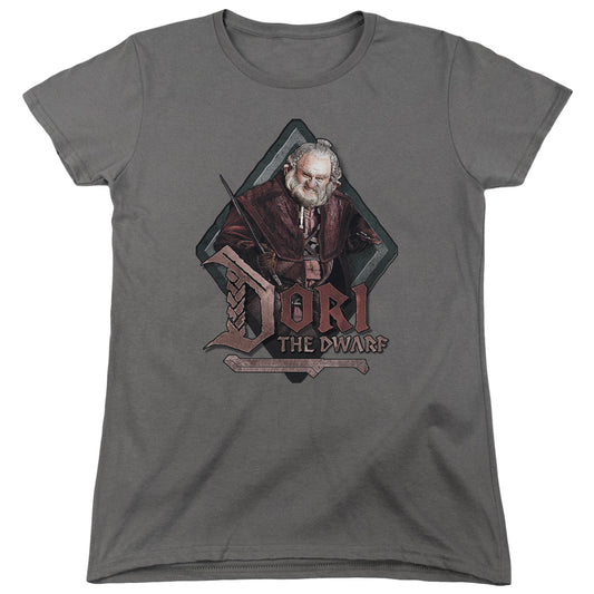 The Hobbit - Dori - Short Sleeve Womens Tee - Charcoal T-shirt