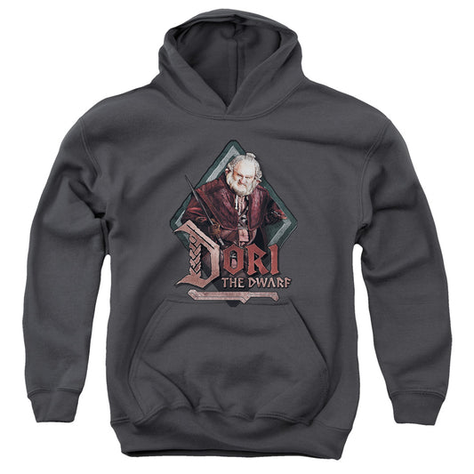 The Hobbit - Dori - Youth Pull-over Hoodie - Charcoal