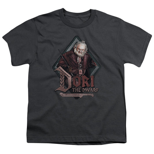 The Hobbit - Dori - Short Sleeve Youth 18/1 - Charcoal T-shirt