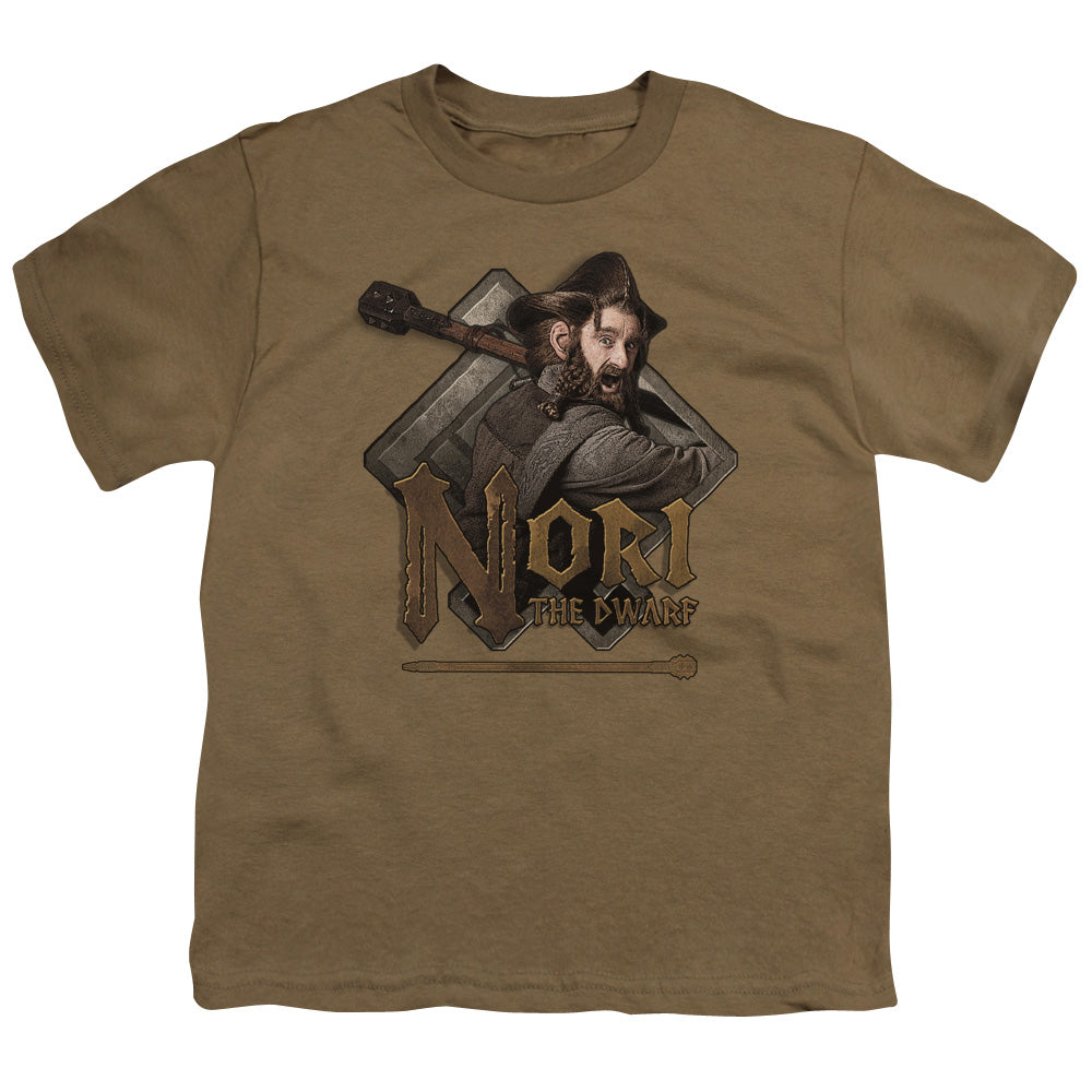 The Hobbit - Nori - Short Sleeve Youth 18/1 - Safari Green T-shirt