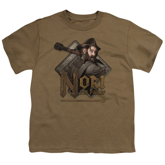 The Hobbit - Nori - Short Sleeve Youth 18/1 - Safari Green T-shirt