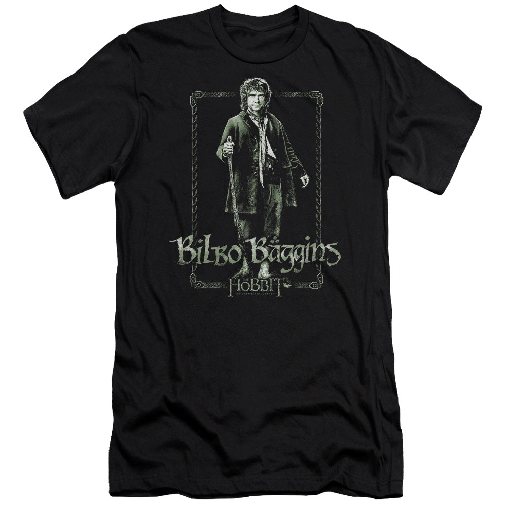 THE HOBBIT BILBO STARE - S/S ADULT 30/1 - BLACK T-Shirt