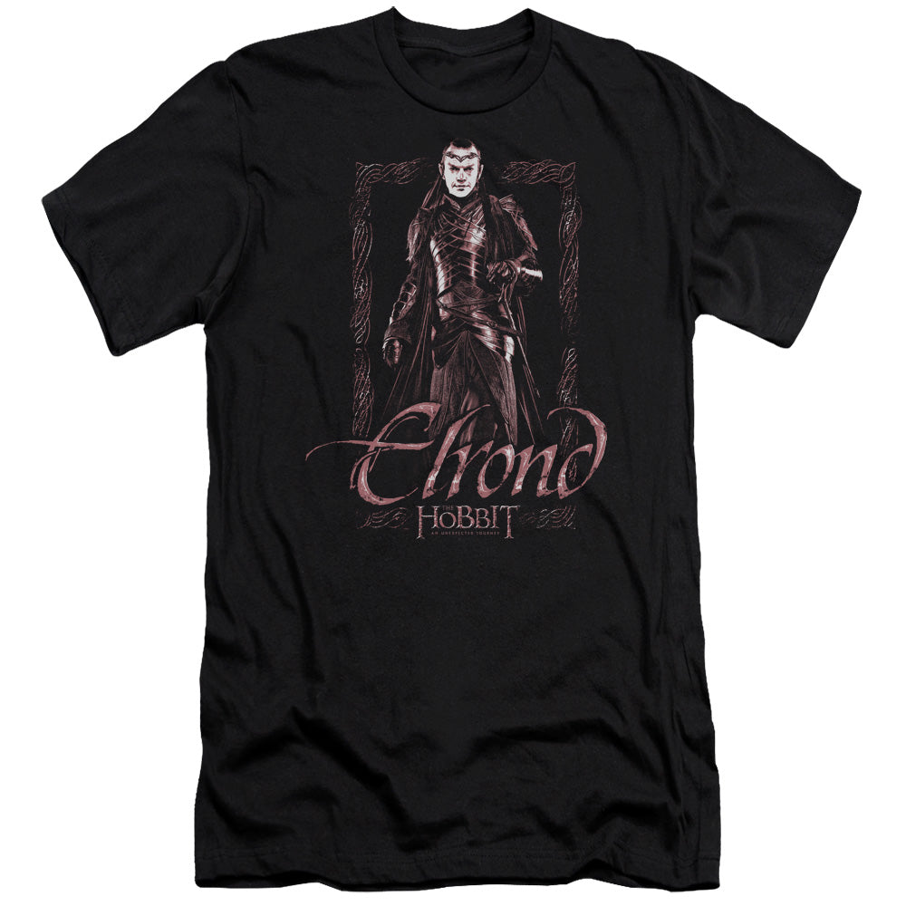 The Hobbit - Elrond Stare - Short Sleeve Adult 30/1 - Black T-shirt