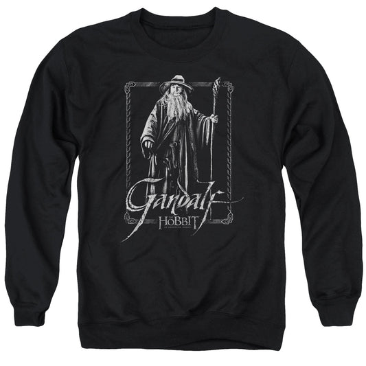 The Hobbit - Gandalf Stare - Adult Crewneck Sweatshirt - Black