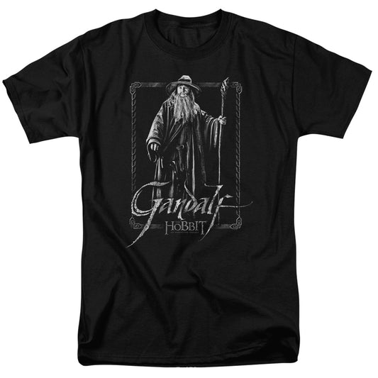 The Hobbit - Gandalf Stare - Short Sleeve Adult 18/1 - Black T-shirt