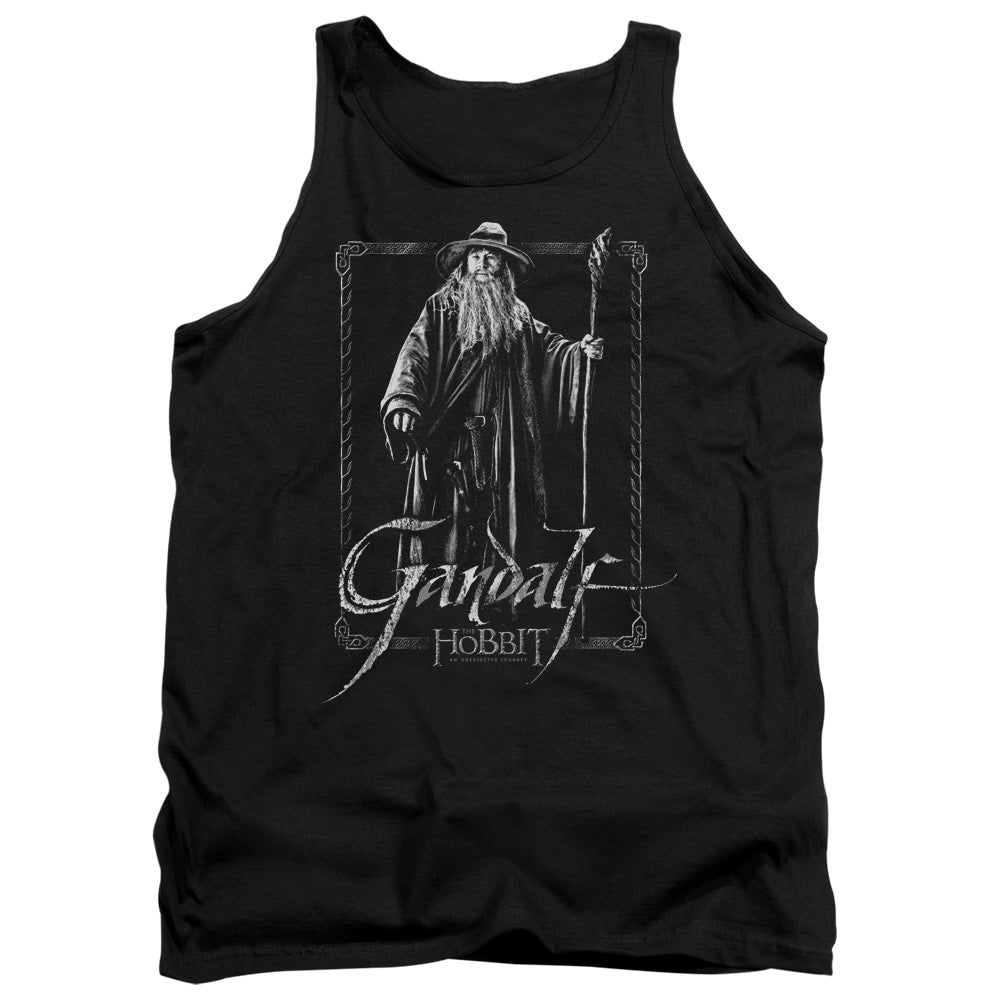 The Hobbit - Gandalf Stare - Adult Tank - Black