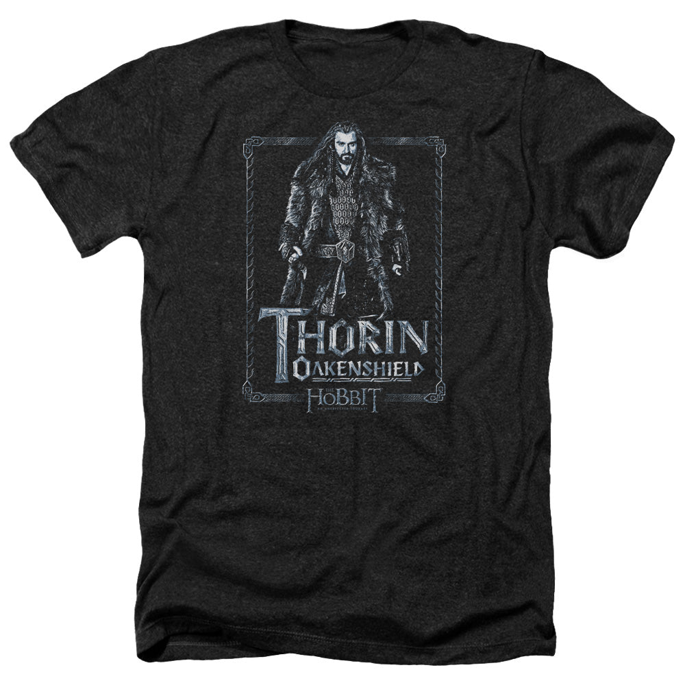 The Hobbit - Thorin Stare - Adult Heather-black
