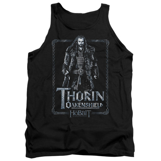 The Hobbit - Thorin Stare - Adult Tank - Black