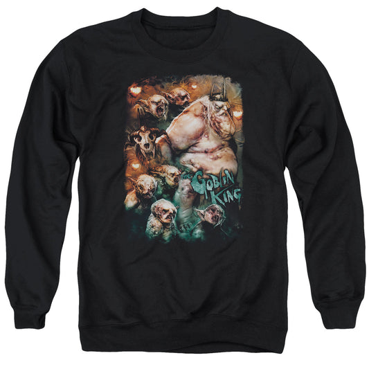 The Hobbit - Goblin King - Adult Crewneck Sweatshirt - Black