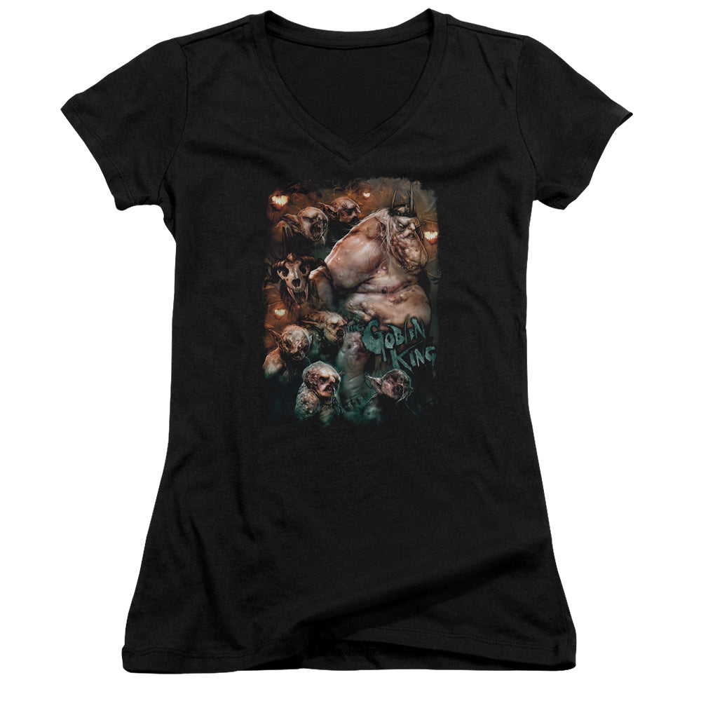 The Hobbit - Goblin King - Junior V-neck - Black