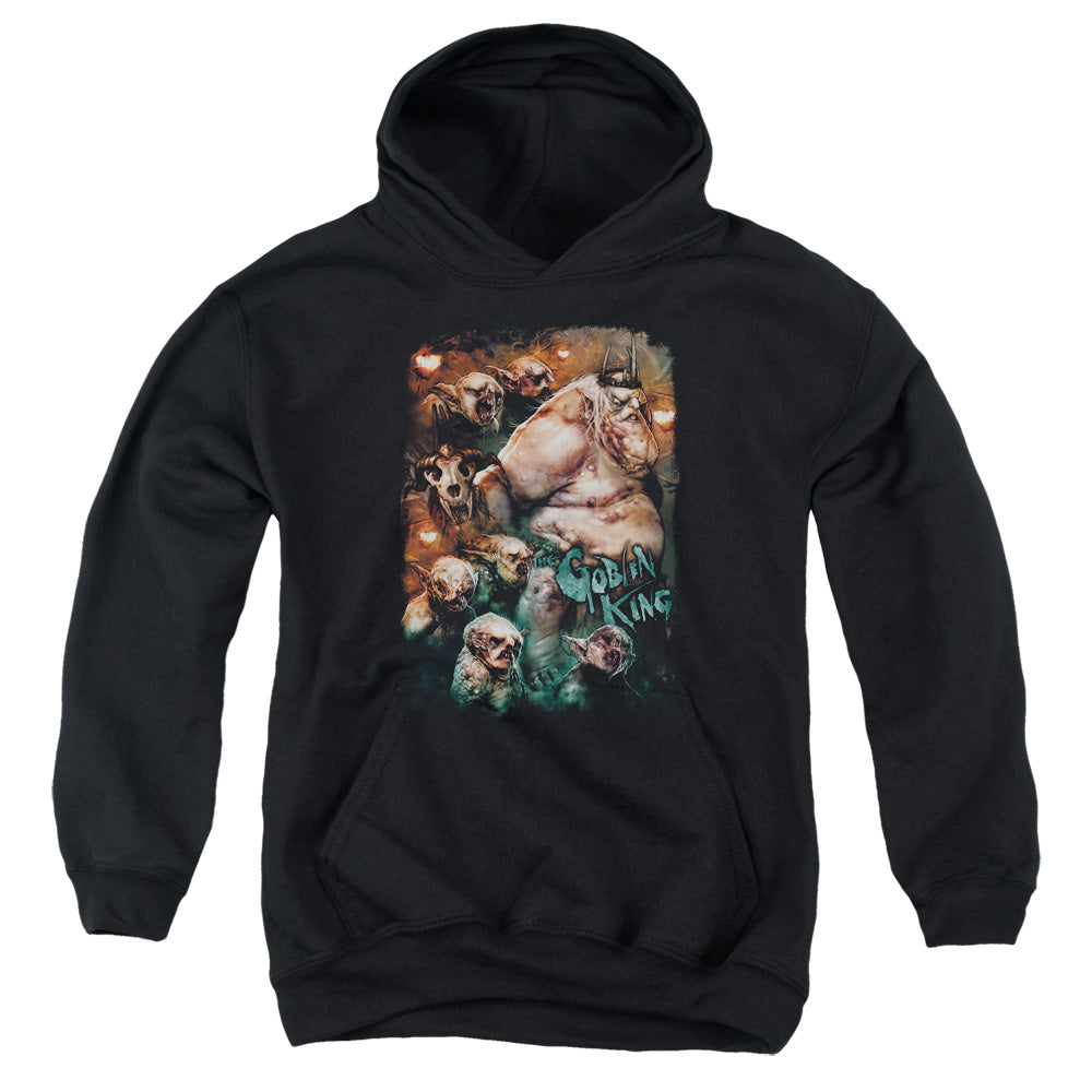 The Hobbit - Goblin King - Youth Pull-over Hoodie - Black