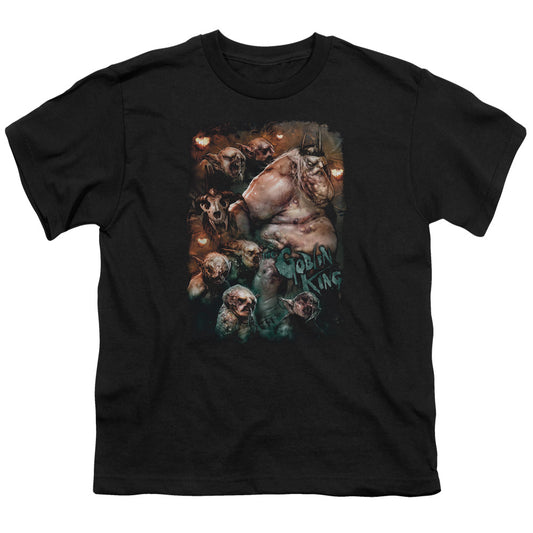 The Hobbit - Goblin King - Short Sleeve Youth 18/1 - Black T-shirt