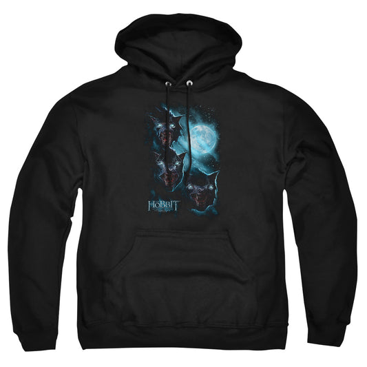 The Hobbit - Three Warg Moon - Adult Pull-over Hoodie - Black