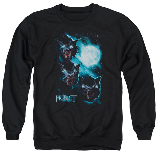The Hobbit - Three Warg Moon - Adult Crewneck Sweatshirt - Black