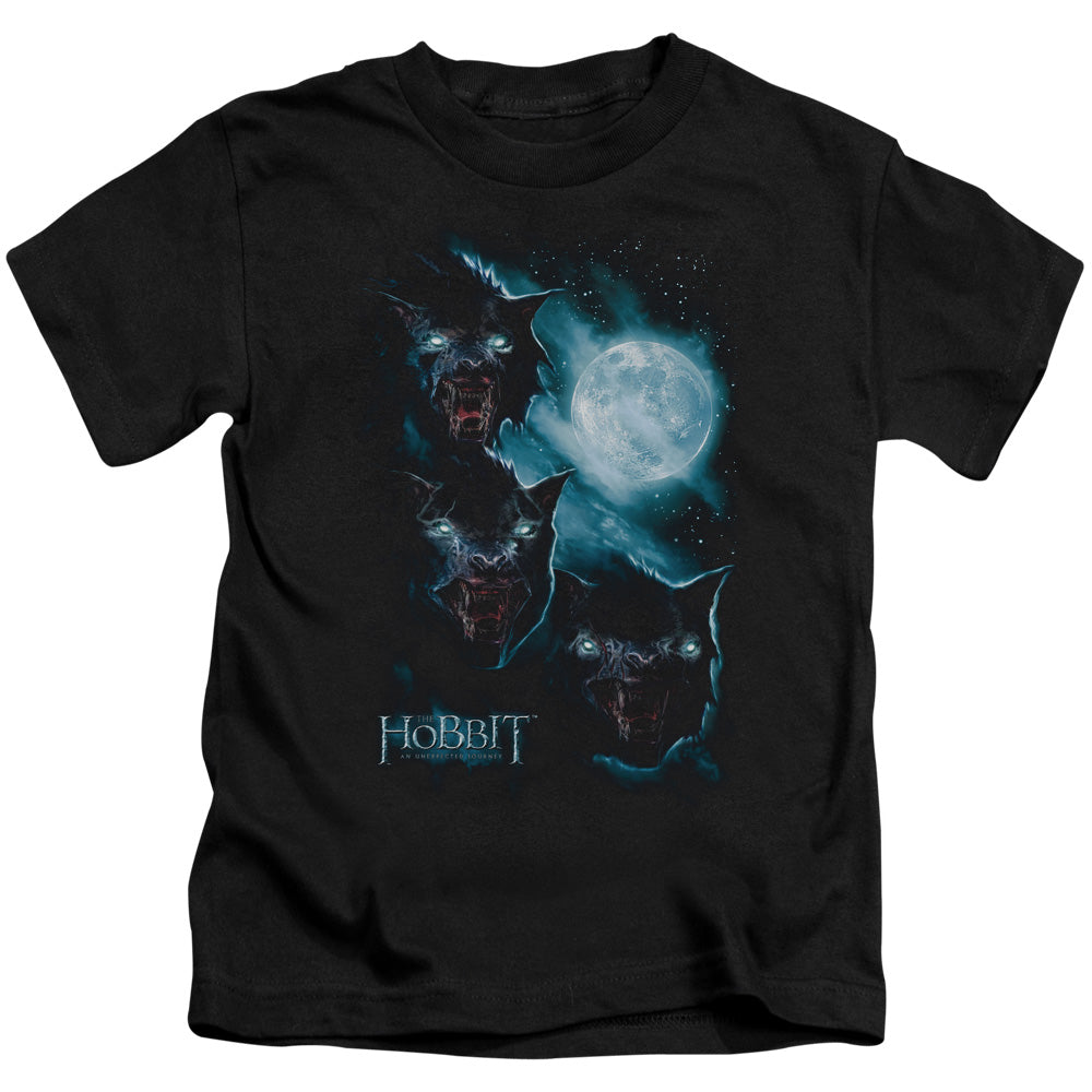 THE HOBBIT THREE WARG MOON - S/S JUVENILE 18/1 - BLACK - T-Shirt