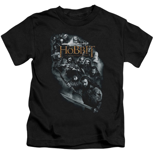 THE HOBBIT CAST OF CHARACTERS - S/S JUVENILE 18/1 - BLACK - T-Shirt