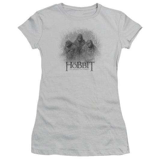 The Hobbit - Three Trolls - Short Sleeve Junior Sheer - Silver T-shirt