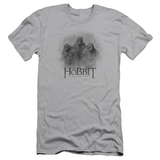 THE HOBBIT THREE TROLLS - S/S ADULT 30/1 - SILVER T-Shirt