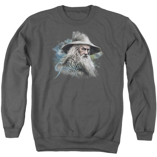 The Hobbit - Gandalf The Grey - Adult Crewneck Sweatshirt - Charcoal
