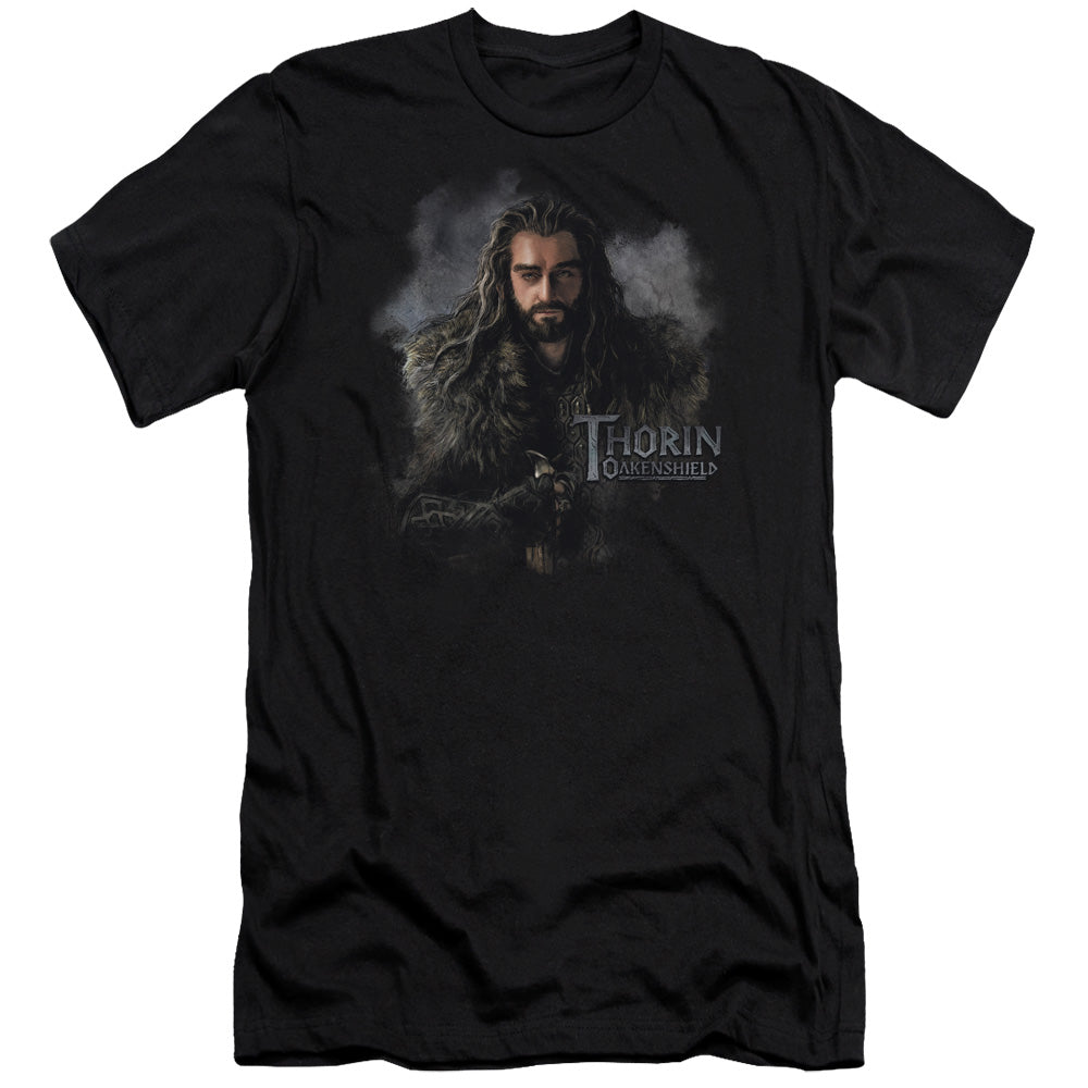 The Hobbit - Thorin Oakenshield - Short Sleeve Adult 30/1 - Black T-shirt